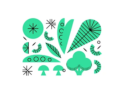 Cilantro Sinistro cilantro coriandre food illustration vegan vegetables veggie