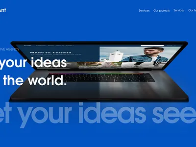 InnovAnt homepage exploration branding design identity logo minimal typography ui ux web website