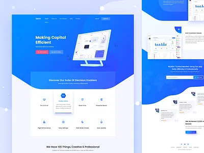 SASCO - SaaS Landing Page Design creative dashboard illustration landing page minimal saas saaslanding software ui ux web template website