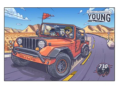 Gallop in the Northwest China dog illustration love