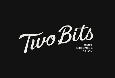 Two Bits Logo Update beauty logo script stylist typography