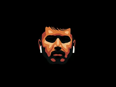 Portrait with AirPods airpods character design draw icon illustration portrait