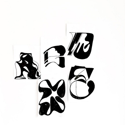 Handmade daily letters design illustration lettering type typography