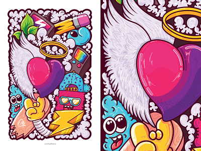 Doodle Sketchbook no.01 art color doodle doodleart doodles drawing illustration illustrator omyshev sketch