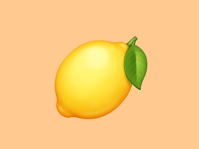 🍋 Lemon – U+1F34B emoji facebook food fruit icon lemon