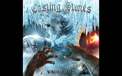Casting Stones Cover branding conceptart drawing epicmade fantasy illustration logo