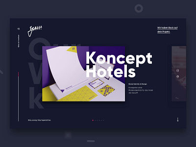 yah! Relaunch 2019 agency design germany landing portfolio relaunch slider ui ux web web design website