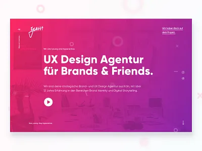 yah! Relaunch 2019 agency design germany homepage landing relaunch ui ux web web design website
