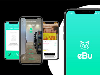 eBu app ar augmentedreality book booking design flat game gamification illustration mapping mappingindoor minimal ui ux uxuidesign vector