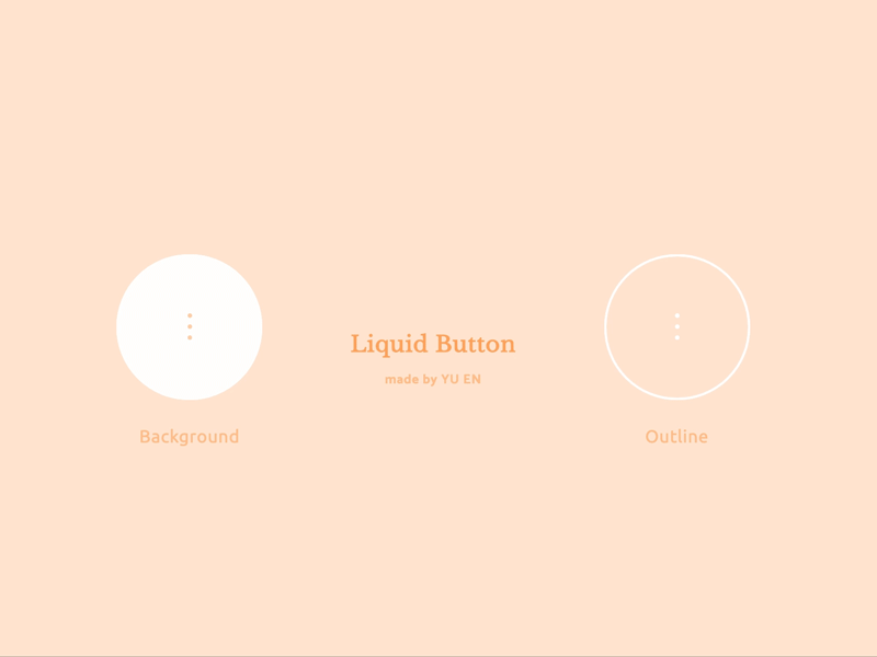 Liquid button css css animation interaction interaction design liquid animation liquid motion ui