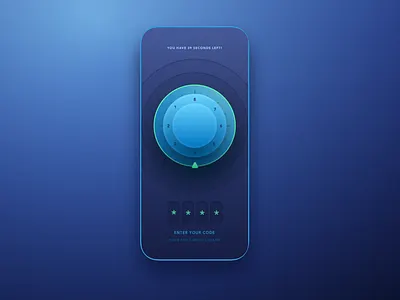 Unlock Screen Template apps design code dark theme design dialer ios design ui unlock unlock screen visual design