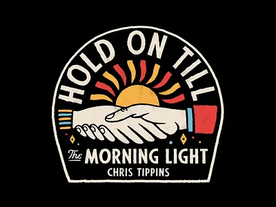 Chris Tippins Music brand and identity design folkart hand drawn hand lettering illustration logo typography vector vintage