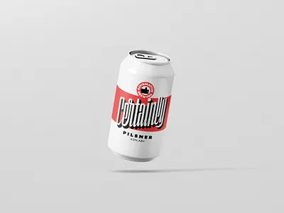 Certainly Pilsner (Octobeer) beer beer label handlettering label design lettering logo mockup pilsner script typography