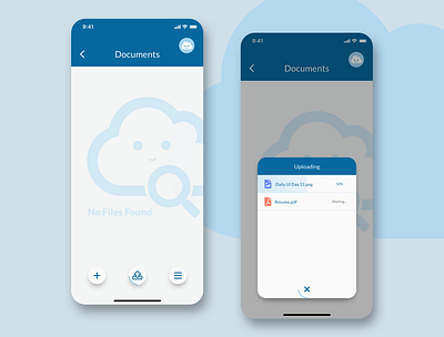 #DailyUI: File Upload app design ui ux