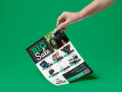 Big Sale Product Promotion Flyer advertisement art deco big sale boutique chic classy clothes creative cute decor discount elegant event exhibition fashion glamour marketing mode modern