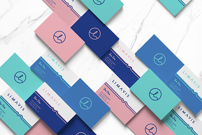 Limavis business cards brandidentity branding brandingstrategy businesscard colorful logo typography vector webdesign