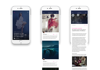 Luxe Fashion Blog, Mobile UI Design blog design luxe luxury luxury design mobile blog mobile design mobile layout responsive design ui ux design ui design ui designer