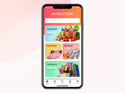 Home Store app design ios mobile mobile app mobile app design online shopping ui ui design ux ui design uxdesign visual design