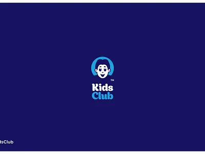 KidsClub Branding branding design flat illustration illustrator