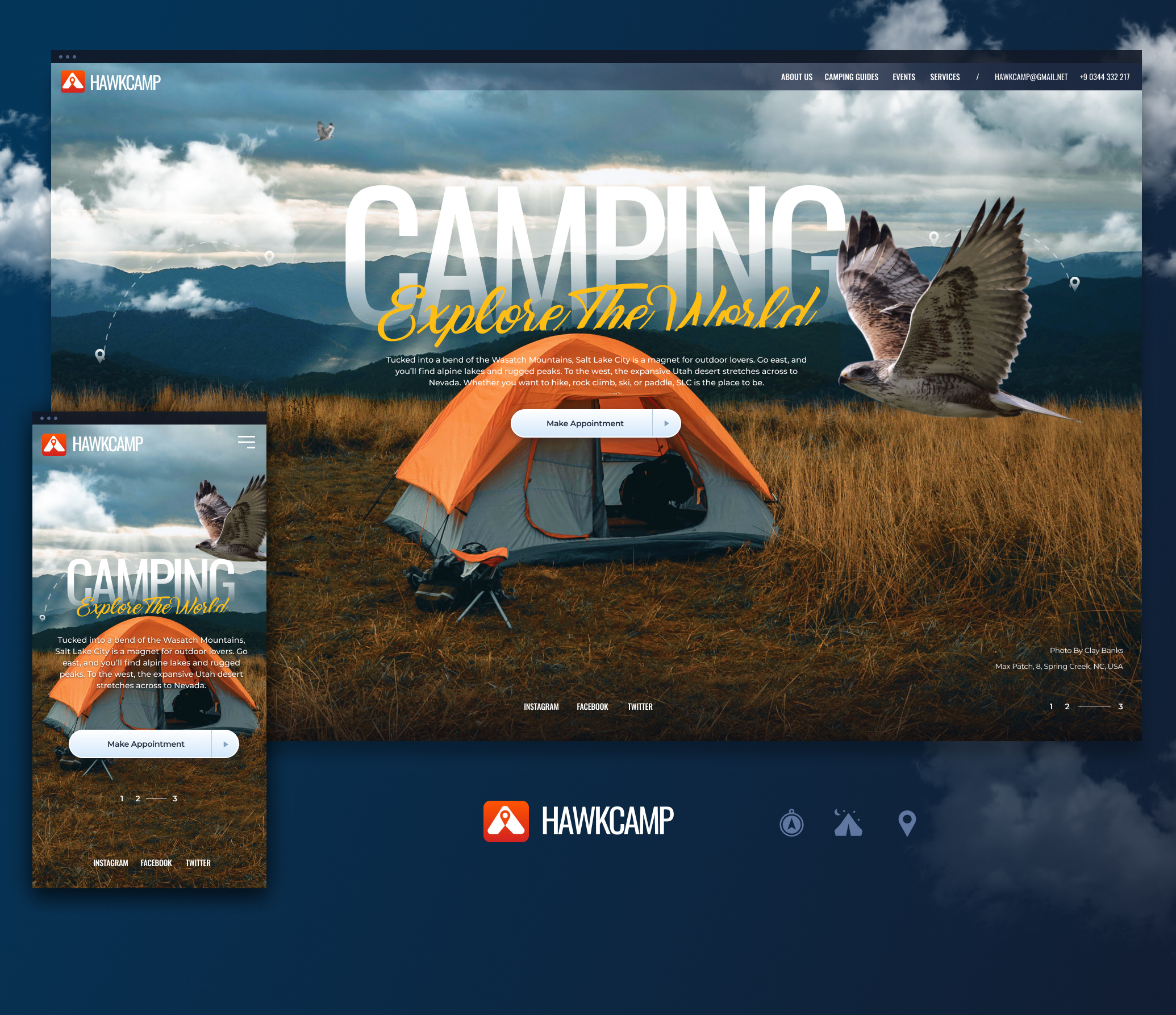 Example of HawkCamp