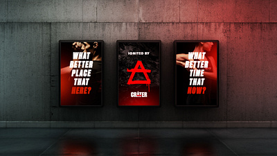 Brand identity for CRÁTER branding crater fire fitness fuego gym health logo mexico sport volcano