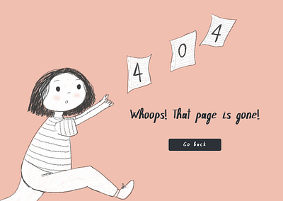 Daily UI 008 404 page 404 error page 404 page character children book illustration childrens illustration dailyui dailyui 008 dailyuichallenge design drawing illustration ui ux web design