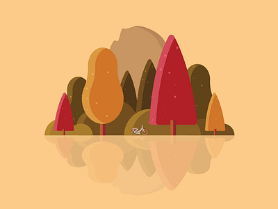 Yosemite autumn badge bike california design fall half dome icon merced national parks trees valley yosemite