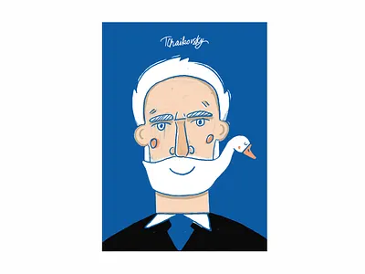 Tchaikovsky character illustration music