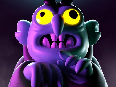 Vampire 3d character character design cinema4d halloween illustration monster octane octanerender vampire