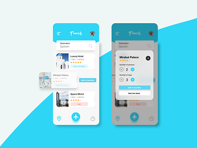 Mobile Travels App - UI/UX Design app app design blue card design ui ux mobile mobile app mobile app design mobile design mobile ui slide travel ui ui design ui ux ui ux designer uiux ux ux design uxdesgin