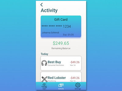 Gift.ly app concept design mobile ui uidesign uiux ux uxdesign
