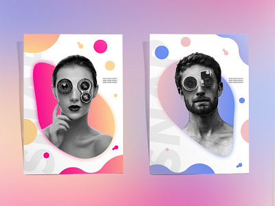 SNAP SNAP SNAP blob blops camera colorful design gradient gradients lens organic poster snap social media trendy