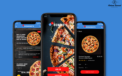 Dominos Pizza Remake branding design ui website