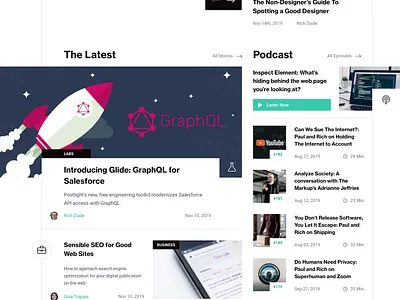 Track Changes blog teal ui webdesign