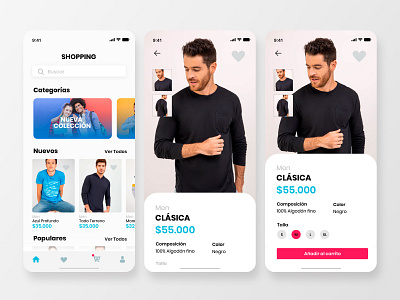 Online store app online store ui ux uxui