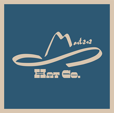 Montana Hat Co - Full Logo adobe illustrator brand branding company branding company logo company logos hat illustrator logo logo design montana