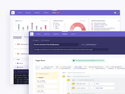 Cmd Security Application app application cmd dashboard enterprise interface linux security terminal ui