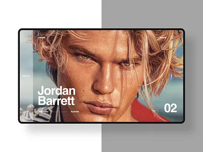 models (Concept) branding design fashion fashion design fashion model identity model models ui ui design web web design landing page website