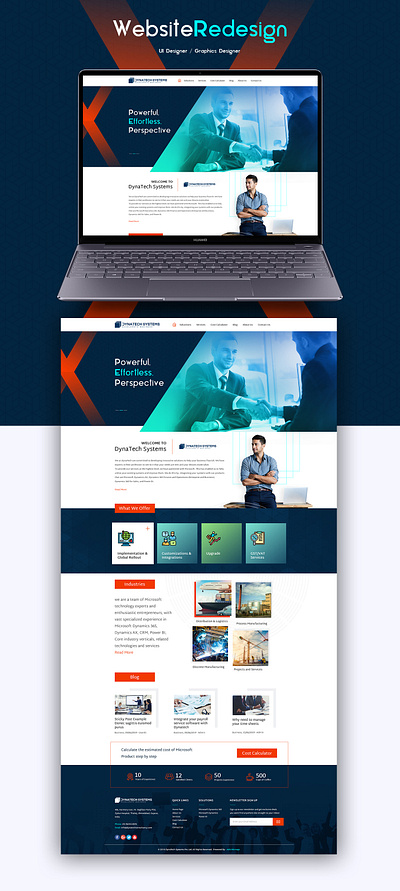 Website Redesign banner branding design homepage landing page typography ui website