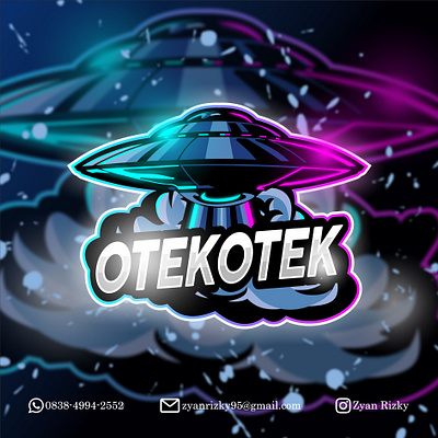 UFO branding design esports logo gaming icon illustration lettering logo mascotlogo vector