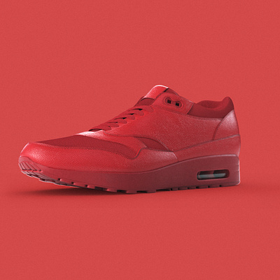 PLAY PROJECT - SNEAKER RED 3d 3d art adobe artwork cinema 4d cinema4d design red render sneakers