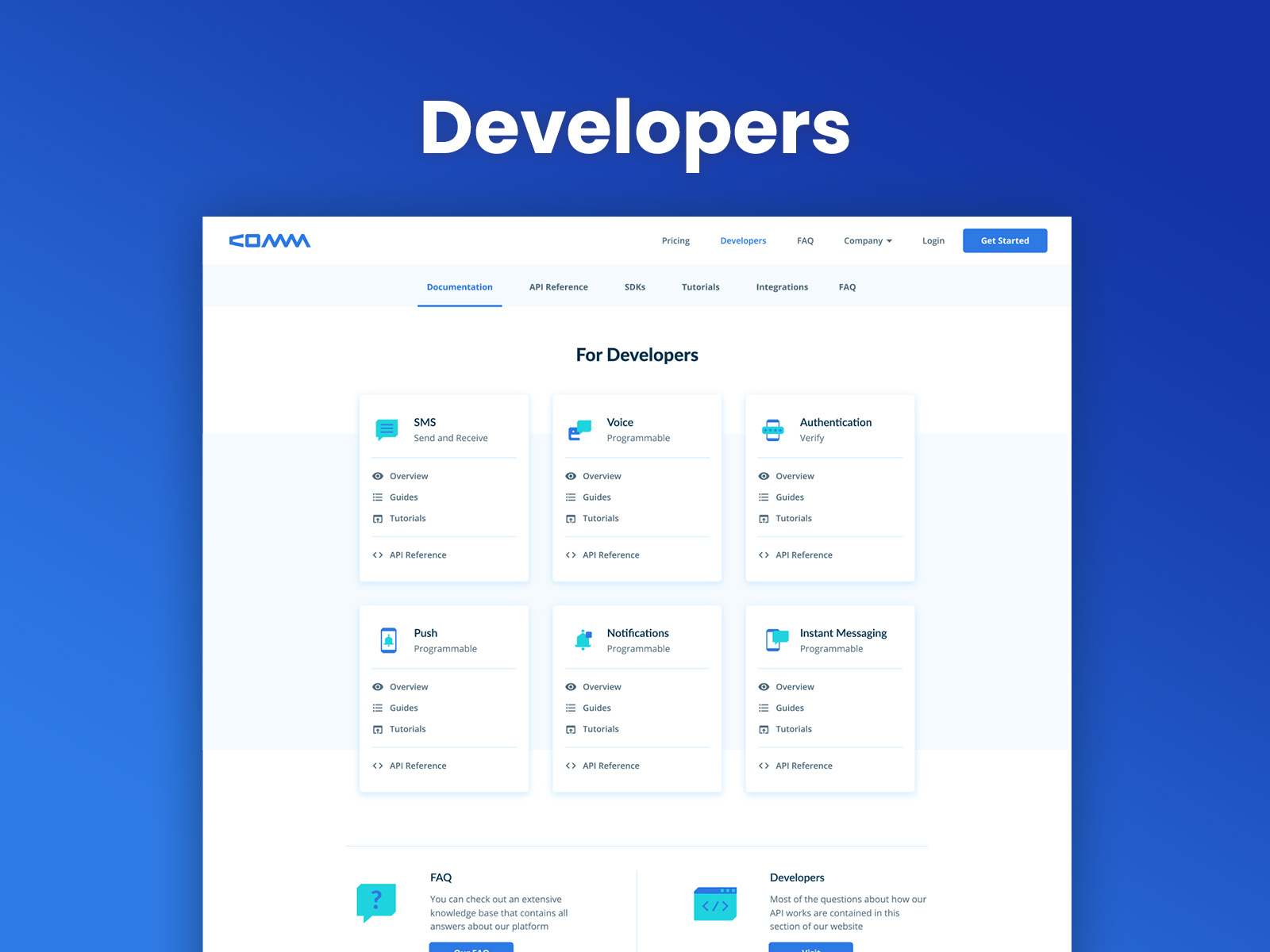 COMM - Cloud Communications by Dani Tesler on Dribbble