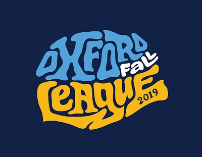 Oxford Fall League 2019 clientwork custom lettering custom typography customtype digitalart fall gamer logo hand drawn handlettering league logo designer logodesign logotype oxford procreate typography