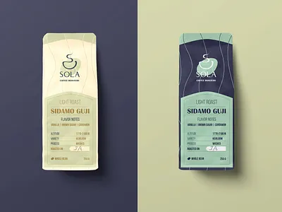 SOLA Coffee Roasters: Package design coffee coffee package drink package design roasters warm up