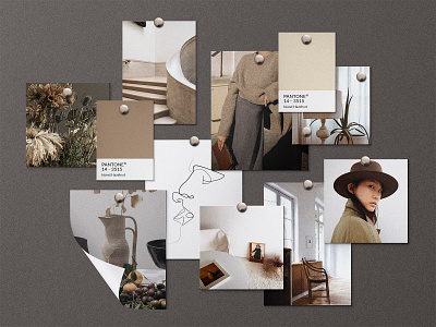 Realistic Mood Board Kit Vol.2 blog board brand collage digital download fashion instagram mood mood board moodboard pinterest social media style tile