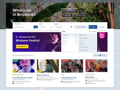Event Landing Page Concept events landing page responsive design ui ux web design