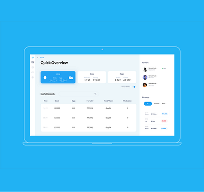 FarmPenManager design mock up ui ux vector