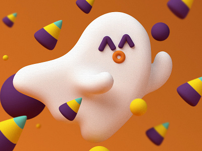 Spooky Season 👻 3d 3dsmax animated animation candy candy corn colors dribbble dribbble invite ghost ghost party halloween halloween flyer halloween party octane render season seasons spooky terror