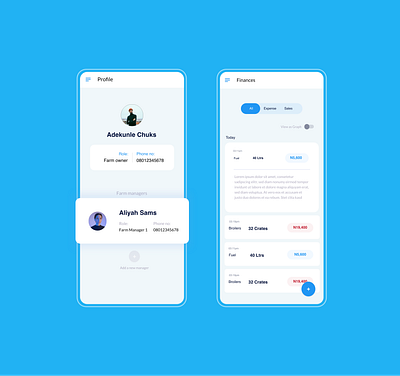 FarmPenmanager illustration ui uiux ux vector