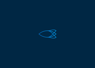Fish brand design fish icon logo